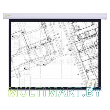 Проекционный экран CACTUS Motoscreen CS-PSM-180x180